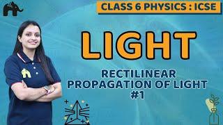Light Class 6 ICSE Physics | Selina Chapter 5 | Rectilinear Propagation of Light #1