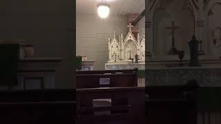 Pump organ at St. Mark’s Lutheran Church