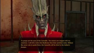 Vampire The Masquerade: Bloodlines. A Malkavian meets Andrei the Tzimisce.