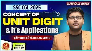 06 || UltraCalc Batch Concept of Unit Digit and its Applications By Abhinay Sharma