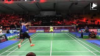 Lee Chong Wei vs Kashyap Parupalli   MS Denmark Open 2015 nice camera angle 李宗伟精华剪辑低视角