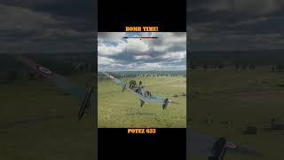 #WarThunder - Potez 633 with triple kill bombing! #sabaton #gaming