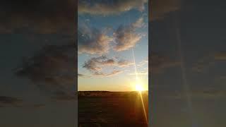 Sunset first Solo flight