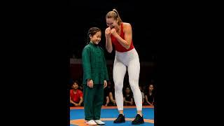 She Mocked Her Opponent... But Got Destroyed in Seconds  #shorts