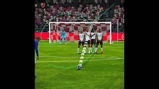 Numbers free kick tutorial  #eafc #fifa #eafc25 #fcmobile #fifamobile