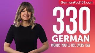 330 German Words You'll Use Every Day - Basic Vocabulary #73