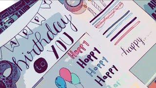 LAST MINUTE DIY Easy Birthday Cards!