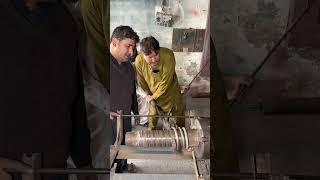 How a 16mm Rod Becomes a Vehicle Spring on a Lathe #springmanufacturing #shorts