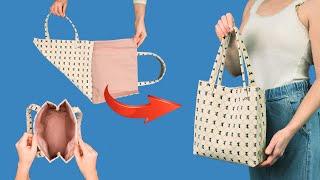 A simple trick how to sew a bag quickly - even a beginner can do it!