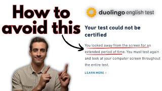 “You looked away from the screen” - How to Avoid This on the Duolingo English Test