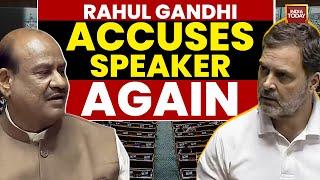 What Rahul Gandhi Said About Speaker Om Birla? | Opposition | Lok Sabha | India Today