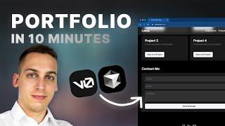 Building a Portfolio using v0 and Cursor
