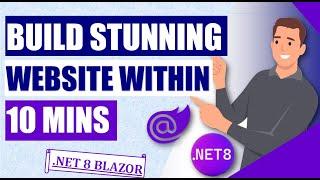 Build Stunning Website within 10 mins with CRUD operations in .NET 8 Blazor