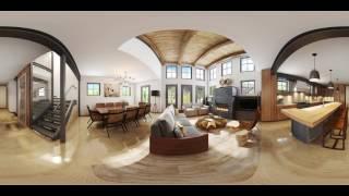 360 walkthrough & interactive virtual tour of interior space.