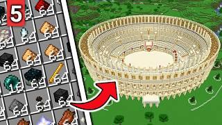 I Built The Roman Colosseum In Minecraft Hardcore