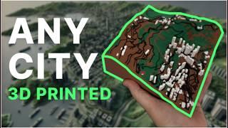 3D Print Cityscapes -  Any Location for Free! - How-To