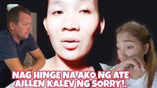 NAG HINGE NA AKO NG SORRY KAY ATE AILEEN KALEV+SANA MAPATAWAD NILA AK0 |#aileenkalev