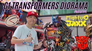 G1 Transformers Diorama [Prototype Review] | Mighty Jaxx X Superkraft Laboratory