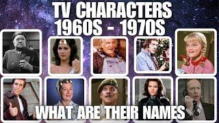 Name the TV Characters: 1960s–1970s From A Single Picture [Quiz Mix Challenge]