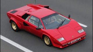 Lamborghini Countach Euro Tour part 1. We visit Bugatti & then go find a derestricted Autobahn..