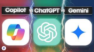 ChatGPT vs. Microsoft Copilot vs. Gemini: Which is the best?