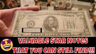 RARE Star Notes (bank straps) that YOU CAN FIND IN CIRCULATION! Worth Big Bucks!