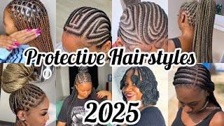 ‼️2025 Best Protective Braids Hairstyles Must Try‼️