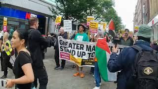 Manchester Palestine march,,what can I say.,,,,verbally abused,,and harassed.