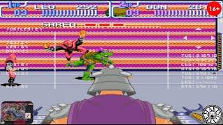 Level 4 Teenage Mutant Ninja Turtles IV Turtles in Time JAP 1992 (Nintendo SNES)