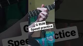 Bluegrass G RUN speed practice. subscribe to @The Canadian flatpicker  for more videos and lessons
