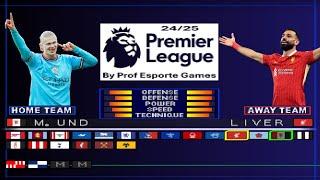 Patch Premier League 24/25 by Prof 100% Atualizado