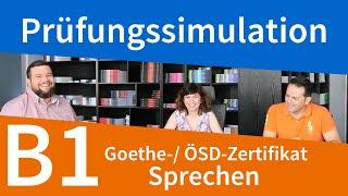 Prüfungssimulation SPRECHEN / Goethe- bzw. ÖSD Zertifikat B1 mündliche Prüfung