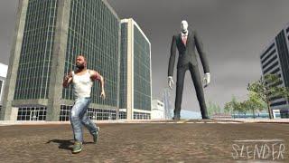 Franklin Fight Slender Man in Indian Bike Driving 3d