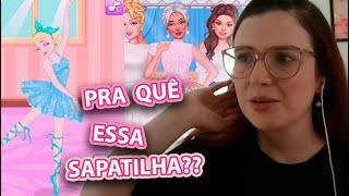 JOGUEI JOGOS DE BALLET NA INTERNET - REACT | Lu Corti