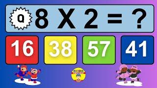 Maths Quiz for kids | Multiplication table Quiz for kids | Quiz Time