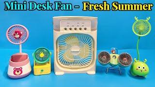 Mini Fan - Desktop Fan, Strong Wind A Comfortable And Cool Summer, Rechargeable | Unboxing & Review