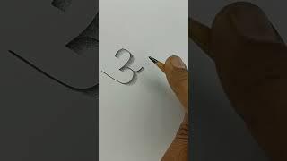 Hindi alphabets with pencil | calligraphy for beginners by NAVNEET SETIA #shorts #calligraphy