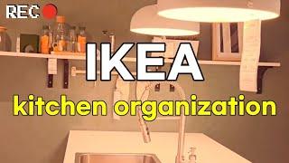 IKEA kitchen organization installation SHOWROOM  shopping in korea vlog ,haul , KOREA VLOG FOOD