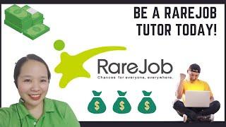 WORK FROM HOME! BE A RAREJOB ESL TUTOR!