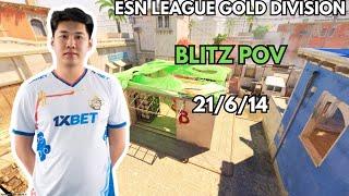 bLitz POV  (21/6/14) CS2 ESN LEAGUE GOLD DIVISION - January 6th 2025