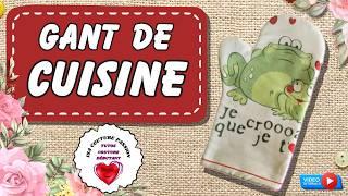 coudre gant de cuisine tuto couture facile @IsacouturePassion