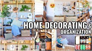 HOME DECORATING & ORGANIZATION IDEAS!! ORGANIZE WITH ME | DECLUTTERING AND ORGANIZING MOTIVATION