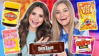 TRYING FUN AUSTRALIAN SNACKS w/ iJustine!