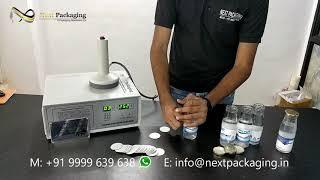 Induction sealing machine for Glass Jars  Glass bottles