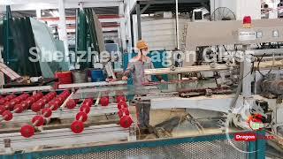 Shenzhen Dragon Glass edge grinding fine polished edgeworked glass