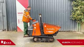 KUBOTA KC70 VHD-4 - MINI DUMPER - RS MACHINERY HIRE AND SALE