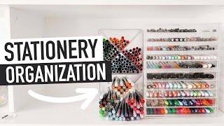 STATIONERY ORGANIZATION TIPS & IDEAS | home office storage