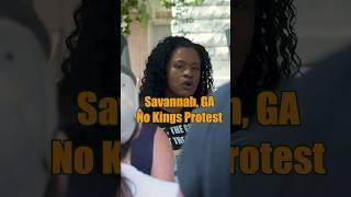 No Kings Protest Savannah Georgia