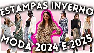 ESTAMPAS INVERNO 2024 - 30 LOOKS COM ESTAMPAS QUE ESTÃO NA MODA INVERNO 2024 E VERÃO 2025