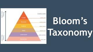 Bloom's Taxonomy Explained with Example